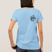 Musiknoten T-Shirt (Rückseite)