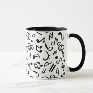Musiknoten Tasse