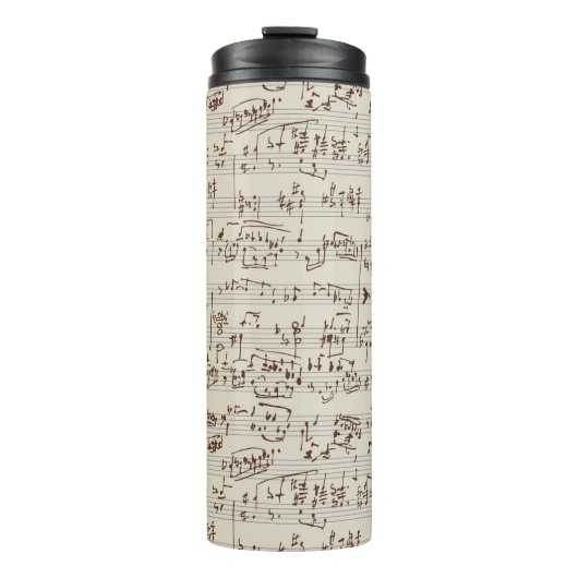 Musiknoten Thermosbecher (Vorderseite)