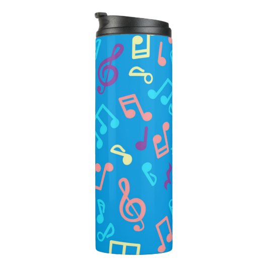 Musiknoten Thermosbecher (Nach rechts gedreht)