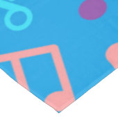 Musiknoten Tischdecke (Schrägansicht)