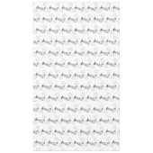 Musiknoten Tischdecke (Vorderseite)