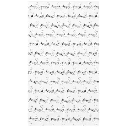 Musiknoten Tischdecke (Vorderseite)