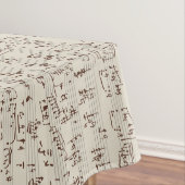 Musiknoten Tischdecke (Beispiel)