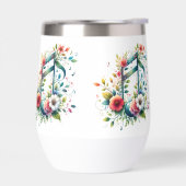 Musiknoten und Blume (Links)