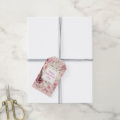 Musiknoten und Blume Eleganter Valentinstag Geschenkanhänger (Mit Garn)