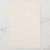 Musiknoten und Blume Retro-Stil Briefpapier (Rückseite)