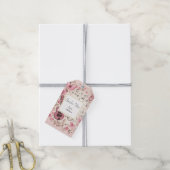 Musiknoten und Blume Retro-Stil für Sie Geschenkanhänger (Mit Garn)