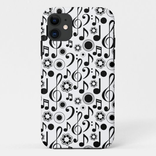 Musiknoten und Clefs Case-Mate iPhone Hülle (Rückseite)