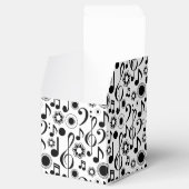 Musiknoten und Clefs Geschenkschachtel (Geöffnet)