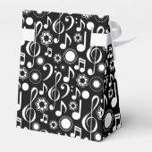 Musiknoten und Clefs Geschenkschachtel (Rückseite)