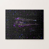 Musiknoten und Doppelbarsch Puzzle (Horizontal)