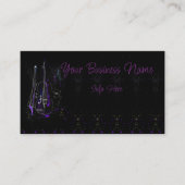 Musiknoten und Doppelbarsch Visitenkarte (Vorderseite)