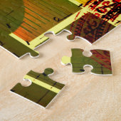 Musiknoten und Gitarre Puzzle (Seite)