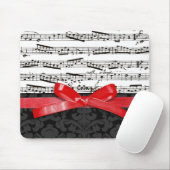 Musiknoten und Imitatrotband Mousepad (Mit Mouse)