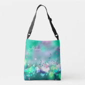 Musiknoten-und Licht-Monogramm-Taschen-Tasche Tragetaschen Mit Langen Trägern (Rückseite)