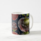 Musiknoten und Musikinstrument 3D-Kunst Kaffeetasse (VorderseiteRechts)