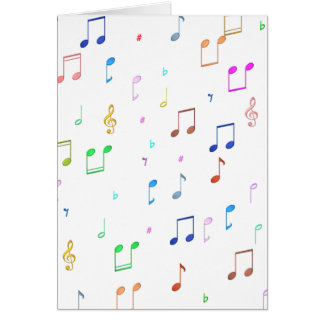 Musiknoten und Symbole
