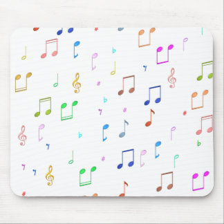 Musiknoten und Symbole Mousepad