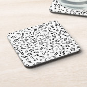 Musiknoten Untersetzer (Linke Seite)