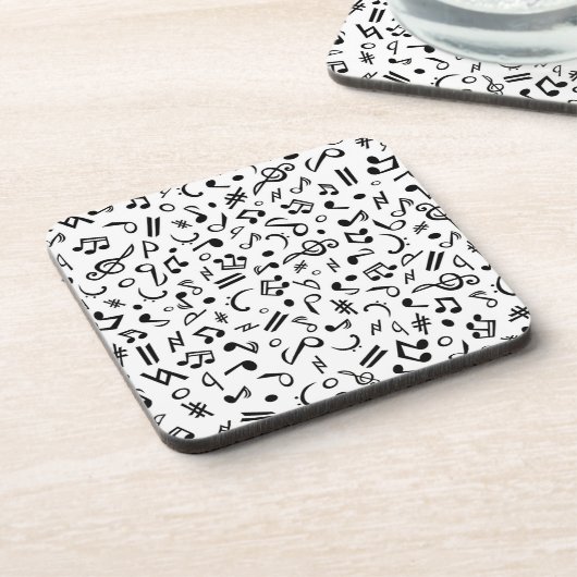 Musiknoten Untersetzer (Linke Seite)