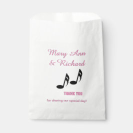 Musiknoten Vielen Dank Geschenktütchen
