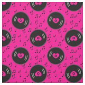 Musiknoten Vinyl Record Stoff (Muster)