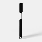 Musiknoten Vorgabe-Name des Monogramms iPhone Hülle (Rechte Seite)