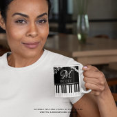 Musiknoten Vorgabe-Name des Monogramms Kaffeetasse