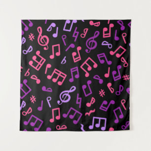 Musiknoten Wandteppich