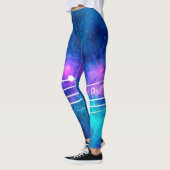 Musiknoten Weltraum Leggings (Links)
