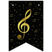 Musiknoten Wimpelkette (Zweite Fahne)