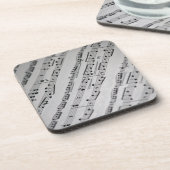 Musiknotenblattmusik Untersetzer (Linke Seite)