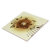 Musiknotenillustration Fliese (Seite)