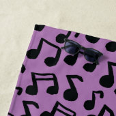 Musiknotens Band Orchestra Camp Monogram Strandtuch (Beispiel)