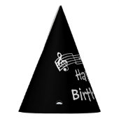 Musiknotens Birthday Party Hat Partyhütchen (Links)