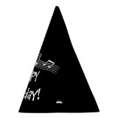 Musiknotens Birthday Party Hat Partyhütchen (Rechts)