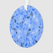 Musiknotens Blue Ornament (Vorderseite)