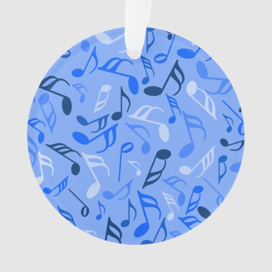 Musiknotens Blue Ornament (Vorderseite)