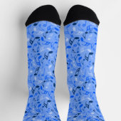Musiknotens Blue Socken (Oben)