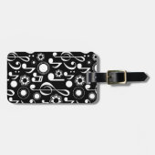 Musiknotens & Clefs Student Musikergeschenk Gepäckanhänger (Vorderseite horizontal)