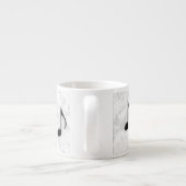 Musiknotens Espresso Tasse (Rückseite)