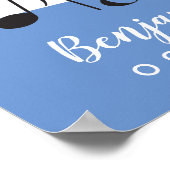 Musiknotens Gästebuchplakat - 200 Räume Poster (Ecke)