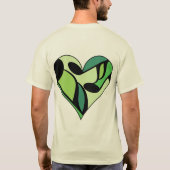 Musiknotens Heart T-Shirt (Rückseite)
