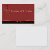 Musiknotens Kokopelli Logo Visitenkarte (Vorne/Hinten)