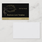 Musiknotens Kokopelli Logo Visitenkarte (Vorne/Hinten)