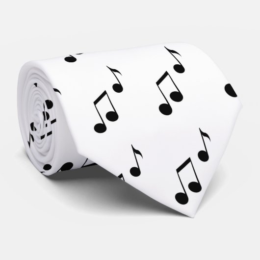 Musiknotens_ Krawatte von Elenne Boothe (Gerollt)