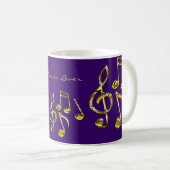 MUSIKNOTENS Music Lover Tasse (VorderseiteRechts)