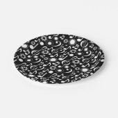 Musiknotens Musician Themed Partys Pappteller (Schrägansicht)