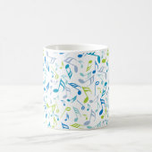 Musiknotens Neck Tie Kaffeetasse (Mittel)
